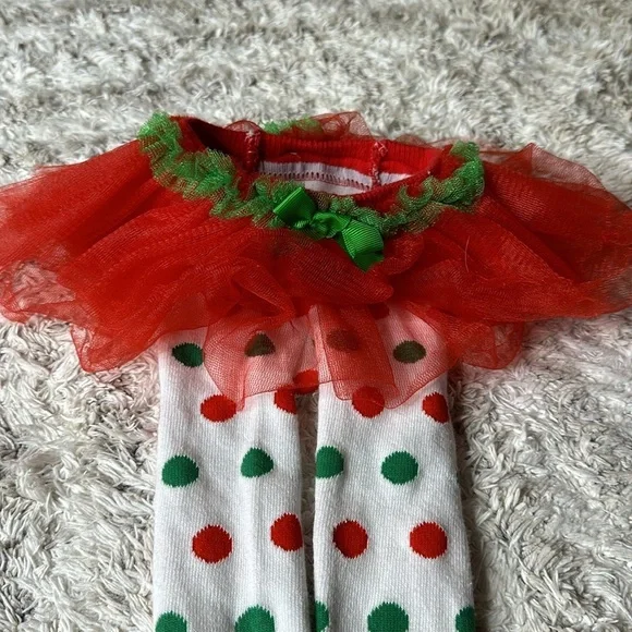 Christmas lot, newborn leggings and tutu and milk and onsie long sleeve NWT - Picture 11 of 11